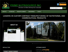 Tablet Screenshot of primenutrisource.com